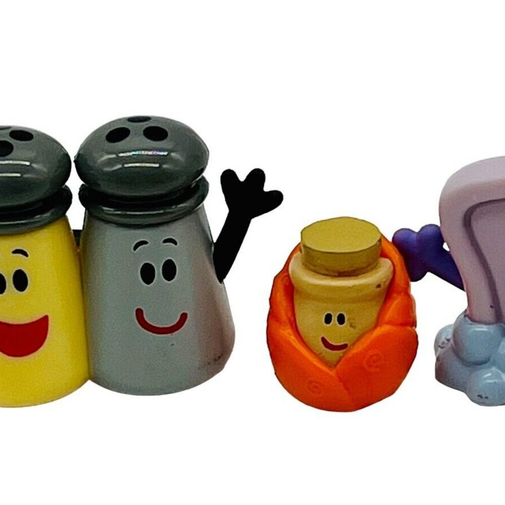 Blues Clues Slippery‎ Soap Paprika Mr Salt Mrs Pepper Plastic Figures Toys Lot 3